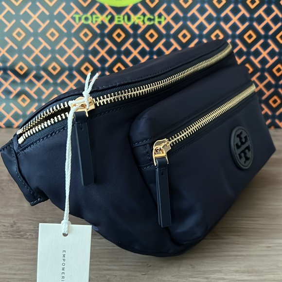 NWT Tory Burch Belt Bag in Navy Blue - Picture 5 of 9